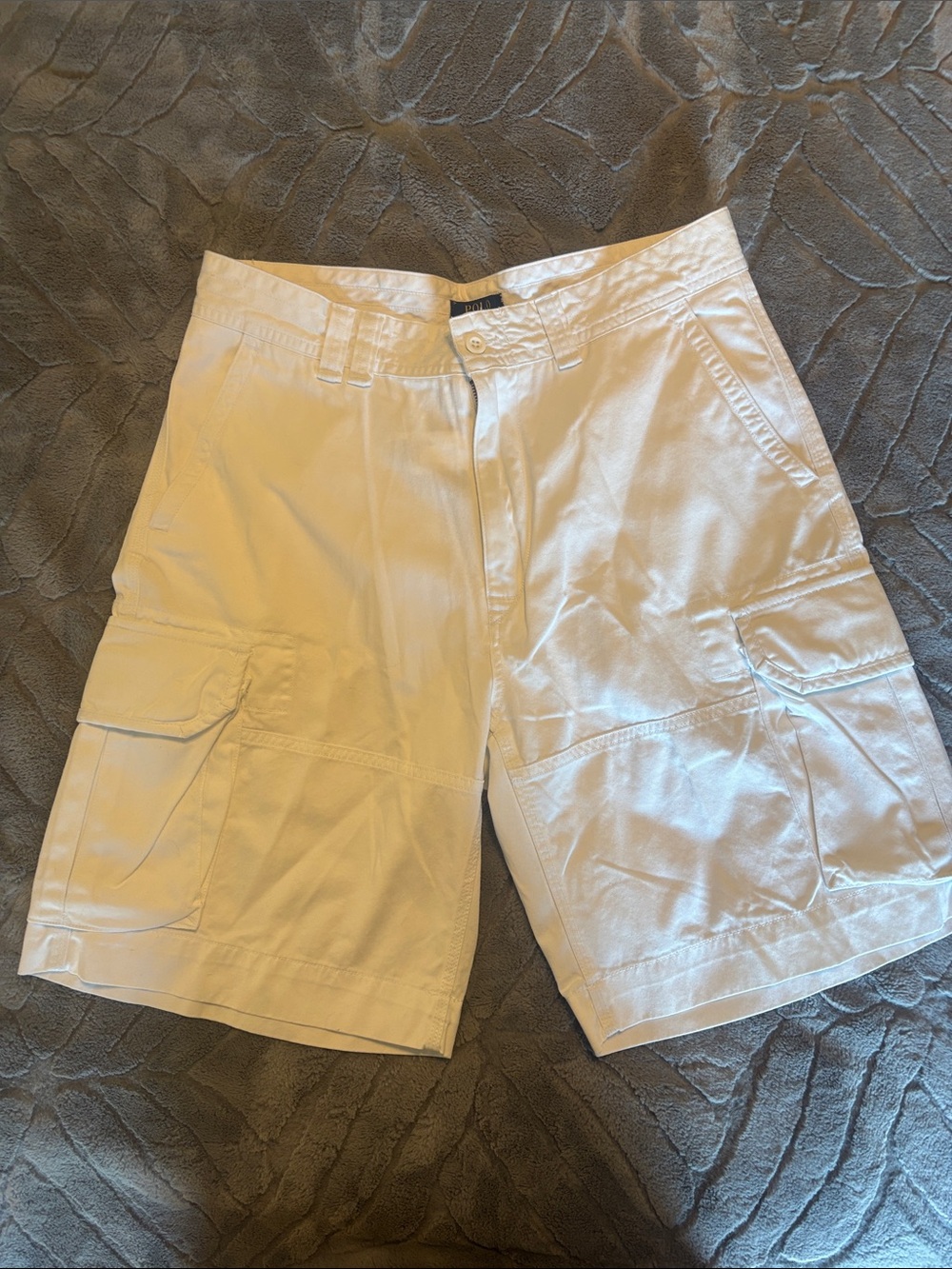 Polo by Ralph Lauren Men's White Cargo Shorts